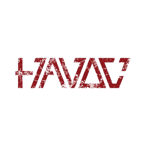 HAVOC7 red textured logo